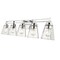 Z-Lite Lyna Vanity, 5-Light, 38.75 In.W x 6.5 In.L x 9 In.H, Chrome /Clear 823-5V-CH - alternate 4